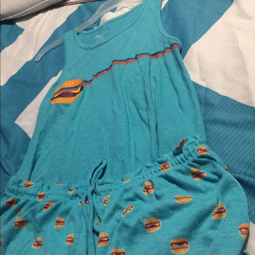 Hamburger pajama set